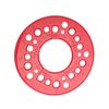 Rifatrio Wheel Bolt Pattern Measuring Tool, 5 Lug Bolt Pattern Template,Lug Pattern Measuring Tool, Trailer Axle Bolt Circle Template,Lug Bolt Pattern Measuring Tool,Red (1 Pcs) ﻿