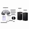 30 inch Kitchen Wall Mount Range Hood Vent 350CFM Mechanical Control Black New