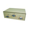Aquarius 2 Port/Way VGA Manual Mechanical Switch Box with Push Button Actuator