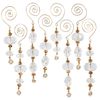 Solid Oak Christmas Ornament Kit - Crystal/Gold Icicles