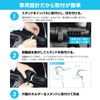 Beat Sonic Smartphone Stand for Suzuki Hustler (BSA25A Automatic Opening and Closing Holder Set with Wireless Charging Function)