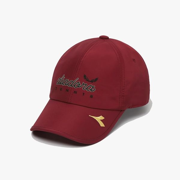 DIADORA Tennis Ball Cap BURGUNDY rva-438862f, FREE