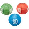 Beistle 30 Paper Lanterns