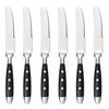GRÄWE Nuremberg Series Dessert Knives, Set of 6, Black Handles