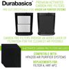 Durabasics 8 Pack Replacement Prefilter for Honeywell HPA200 | Carbon Pre... 