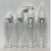 Travel Bottles Set Liquid Spray Pump Squeeze Lotion Container 4 Bottles Set