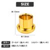 MONOSTORE RCA Terminal Speaker Cap Amplifier Audio Protector Jack Cover Plug Cap Plug Cover Pin Jack Silver 16pcs