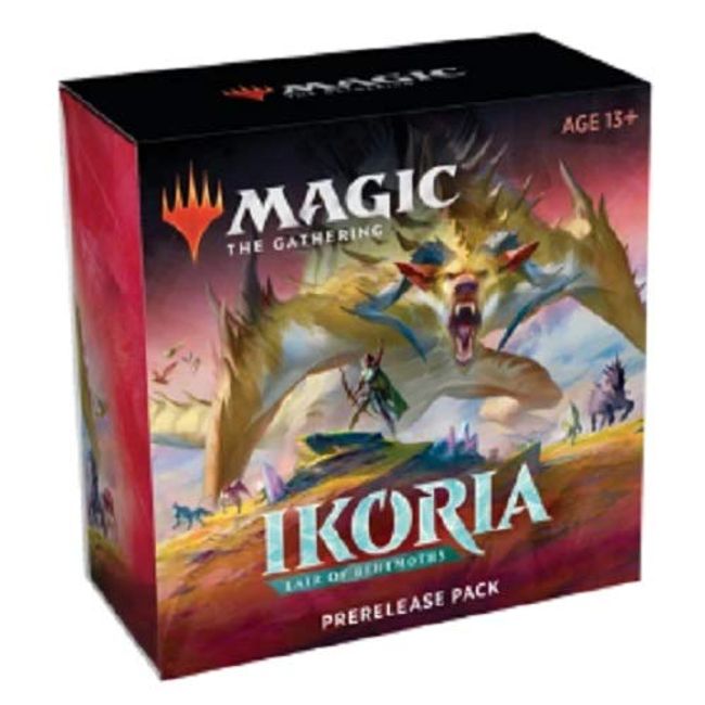 MTG Magic The Gathering Ikoria Booster Prerelease Pack Set Kit - Box of 6 Packs + More