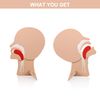 2 Pack Airway Model - CPR Head Section Model for First Aid Training, 2 Pack Airway Module CPR Head Section, XFT-E0002