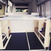 2x Beam Ford E150 E250 E350 Camper Van Twin Bed Support Adjustable 55" to 79"