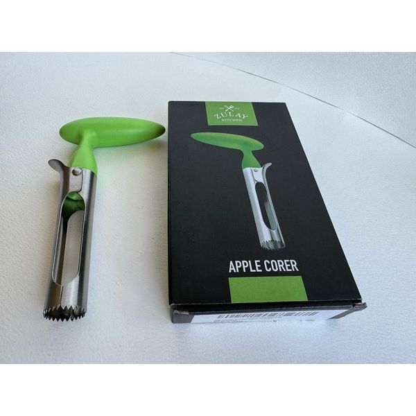 NEW ZULAY KITCHEN GREEN PREMIUM APPLE CORER NIB