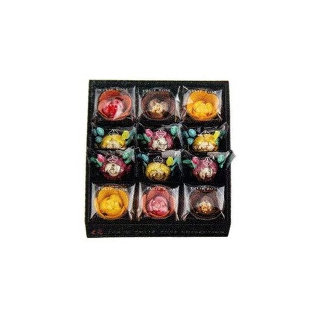 PLUMBER Tulip Rose Silver Grapes TULIP ROSE COLLECTION Assortment of 10 Pieces with Shop Bag