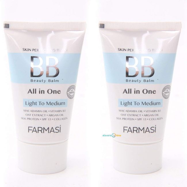 Farmasi 7 Etkili Bb Krem Açıktan Ortaya 50 Ml (2 Adet)