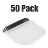 50-Pack Face Shield Disposable Washable Protective Cover Clear Mask Anti-Splash