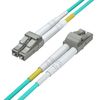 OM3 LC to LC Duplex Fiber Optic Cable, Patch Cord, Multimode Jumper, 50-meter(164ft)