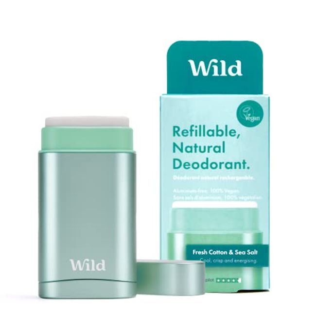 WILD Fresh Cotton & Sea Salt Deodorant Starter Pack