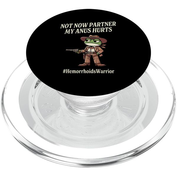 Hemorrhoid Survivor Hemorrhoid Conqueror Hemorrhoidectomy PopSockets PopGrip for MagSafe