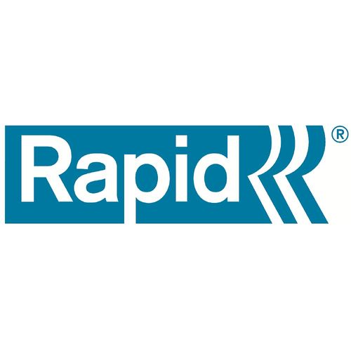Rapid 66/8+mm Strong Staples, For Stapling up to 50 Sheets, Use with Electric Staplers, Galvanised Wire, Box of 5000, 24868000