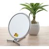 Merry CH-7740 Folding Hand Mirror with Magnifying Mirror, Silver