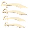 Wooden Machete Decorative Crafts 5-50 cm, Size: 11 cm, Pack of 10