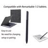 Stylus for Marker Pen 2 Compatible with Remarkable 1/2 Tablet Notebook,Stylus for Marker Pen Replacement,No Charging Needed/Setup(Black)