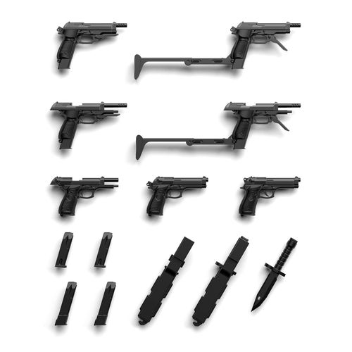 Tomytec Little Armory LA049 M9 & M93R Type Plastic Model
