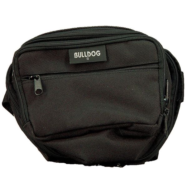 Bulldog Cases Black Fanny Pack with Black Trim (Small)