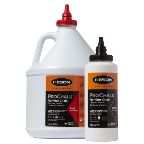 Keson Marking Chalk Refill,Red,8 Oz