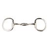 JP Korsteel Stainless Steel Oval Link Eggbutt Snaffle Bit, 5"