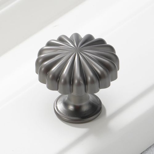 AENZOOY 2 Pack Pearl Black Diameter Zinc Alloy Drawer Kitchen Pulls Cabinets Furniture Pull for Dresser Wardrobe Cupboard Drawer Knobs Pulls Handles 1.14 Inch (29mm)