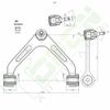 2pcs Front Upper Control Arms Steering Set Fits Dodge Ram 2500 3500 2WD