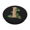gold plants noble letter I initial letter I PopSockets Swappable PopGrip