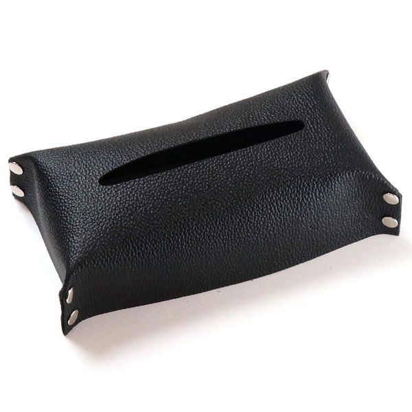 ggs-1012 Tissue Case Cover Box, Tissue Cover, Tissue Case, Leather, Leather, Cowhide Leather, Thin