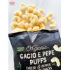 2 Packs Trader Joe's Organic Cacio E Pepe Puffs Corn&Rice Snacks 4.9oz Each Pack