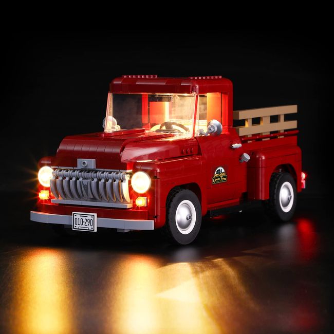 BRIKSMAX LED Light Kit for Pickup Truck - Compatible with Lego 10290 (Lego Set Not Included)