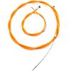 AAsh Complete Front & Rear Inner Outer Wire Brake Cable Set with Barrel Cap Bike Bicycle | Orange