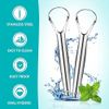 EZ COZY 2 Pack Tongue Scraper, Reduce Bad Breath, Stainless Steel Tongue Scraper for Adults, Metal Tongue Cleaner for Oral Care and Fresher Breath, Easy to Use Tongue Scraper