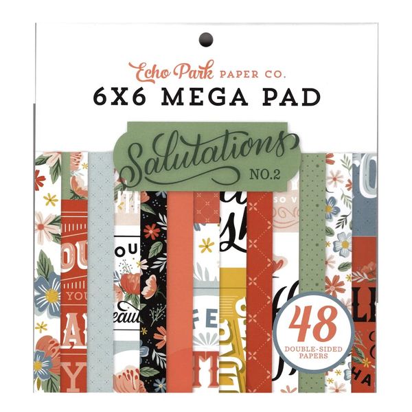 ECHO PARK PAPER Company SALUTATIONS 2 Paper 6X6 MEGA