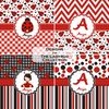YouCustomizeIt Personalized Ladybugs & Chevron Travel Bottles
