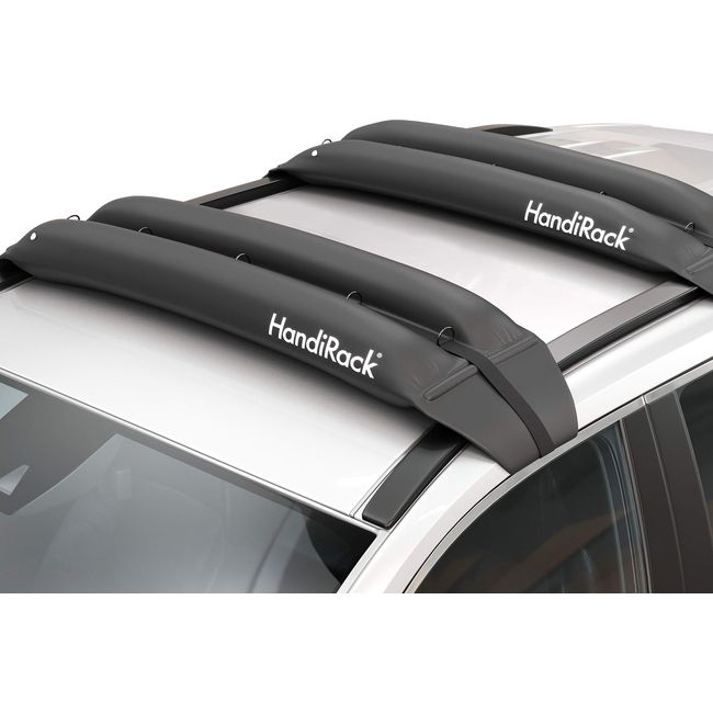 HandiRack - The Original Universal Inflatable Roof Rack - Easy to Haul Kayaks, Canoes and Snowboards - Tie Down Straps and Bow and Stern Lines Included - 175 Pound Load Capacity - Fits Cars and SUVs