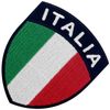 Shield Italian Flag Embroidered Iron-On / Sewn On Patch