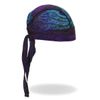 Hot Leathers HWH1105 Cross De Lis Headwrap - One Size Fits Most Multi