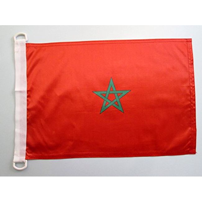 AZ FLAG Morocco Nautical Flag 18'' x 12'' - Moroccan Flags 30 x 45 cm - Banner 12x18 in for Boat