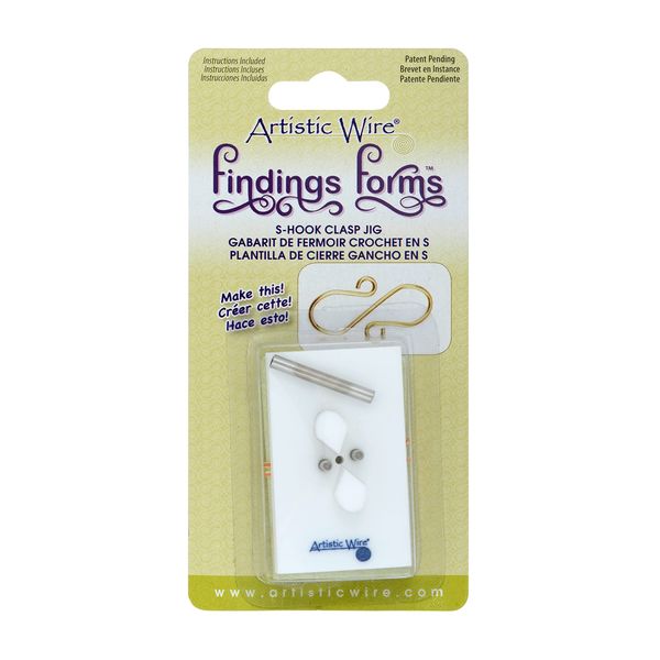 Artistic Wire Findings Forms, S-Hook Jig, 1 pc