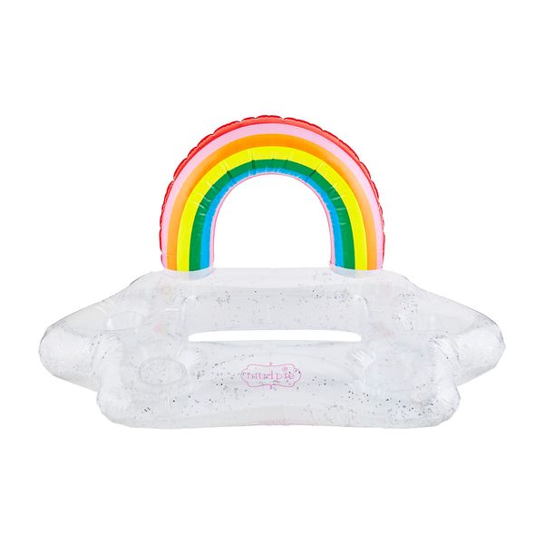 Mud Pie Party Drink Float, Rainbow