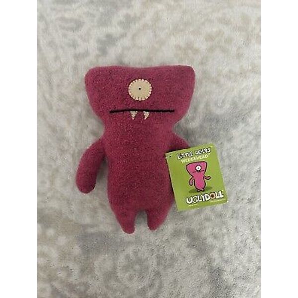 UGLYDOLL Little Uglys PINK WEDGEHEAD 8" Plush Stuffed Animal Toy NEW