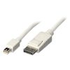 LINDY 2m Mini DisplayPort to DisplayPort Cable, White