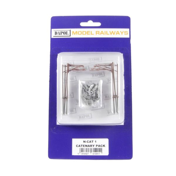 Dapol NCAT1 N Gauge Single Track Catenary Masts x10
