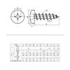[M4 x 12] Pan Head Tapping Screws, 1 Type A Shape, 10 Pieces