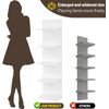 5 Tier Wall Shelf Unit,Vertical Column Shelf Floating Storage Home Decor Organiz